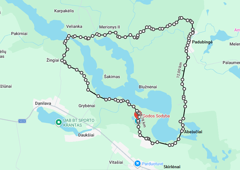 19 km trasa